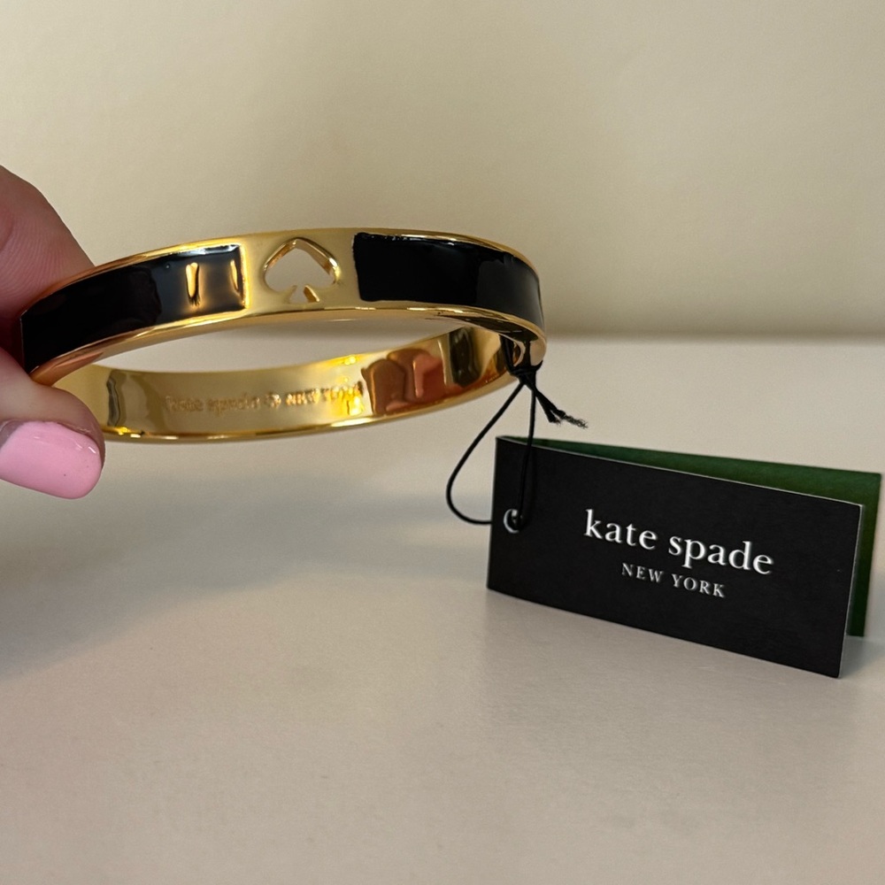 Kate Spade Black and Gold Bracelet